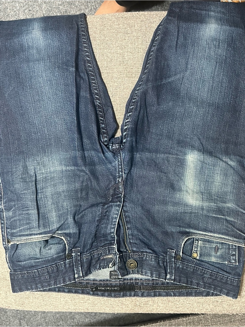 Calvin Klein Jeans Faded Blue Slim Denim